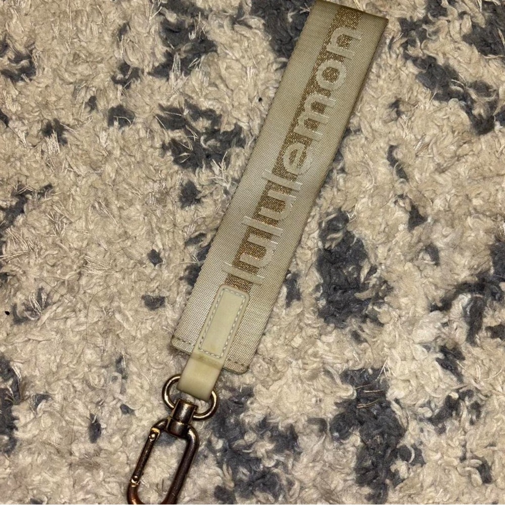 Lululemon Athletica Cream Key Holder